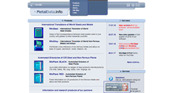 Desktop Screenshot of metaldata.info